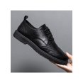 thumbnail image 3 of Vintage Derby Shoes For Men, Lace-up Front Dress Shoes, 3 of 5