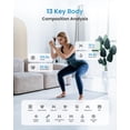 thumbnail image 3 of Báscula inteligente RENPHO para peso corporal, compatible con FSA y HSA, báscula digital de baño con Bluetooth, IMC, grasa corporal, monitor de composición corporal, analizador de salud con aplicación, 3 of 5