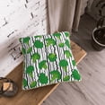 thumbnail image 5 of KLL Broccoli 2 Decorative Throw Pillow Covers Velvet Soft for Couch Sofa Bedroom Living Room Outdoor (No pillow core)- 18"x18", 5 of 5