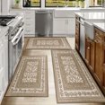 thumbnail image 6 of Kitchen Rugs Sets of 3 Non Slip Washable Kitchen Mats for Floor, Waterproof Kitchen Runner Rug, Floor Mat Carpet for Entryway, Laundry, Sink, Hallway, Bathroom, 6 of 12