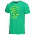 thumbnail image 2 of Men's Homage Green Oakland Athletics Doodle Collection Mustache Gang Tri-Blend T-Shirt, 2 of 3