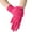 Hot Pink, variant on Stretchy Lycra Performance Gloves, Seamless Dance Gloves for Cheerleading, Marching Band, Color Guard, or Theater Costume. Black