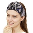 thumbnail image 4 of Unique Bargains 1 Pc Headband Flowers Lace Wide Hairband for Women Purple, 4 of 5