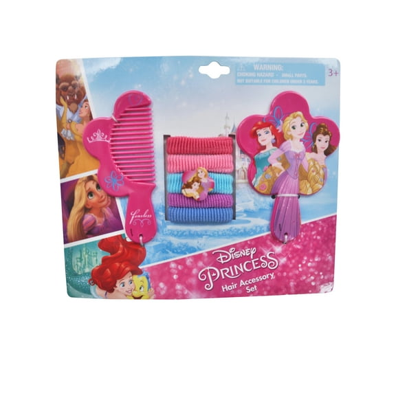 Princess 7pc Hair Accessory Set - Vanity Set - Princess Hair Set