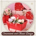thumbnail image 4 of Cestas de regalo Glenmal de papel kraft rojo, 72 unidades, 25 x 17 x 11 cm, 4 of 7