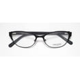 thumbnail image 2 of NEW VERA WANG LUXE SARRA WOMENS/LADIES CAT EYE FULL-RIM BLACK FRAME DEMO LENSES 50-16-135 SPRING HINGES EYEGLASSES/EYEGLASS FRAME, 2 of 9
