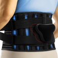 thumbnail image 1 of Faja lumbar Dr. Arthritis para aliviar el dolor lumbar con almohadilla lumbar 3D, malla transpirable suave y cinturón de soporte lumbar 6X con tiras alternativas para hernia discal y ciática. Soporte, 1 of 5