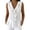 White, variant on Comdrip 2026 Casual Dressy Sleeveless V Neck Ruffle Tank Tops Women Breathable Comfortable Trendy Summer Ladies Business Button Dot Casual Work Blouses Black L