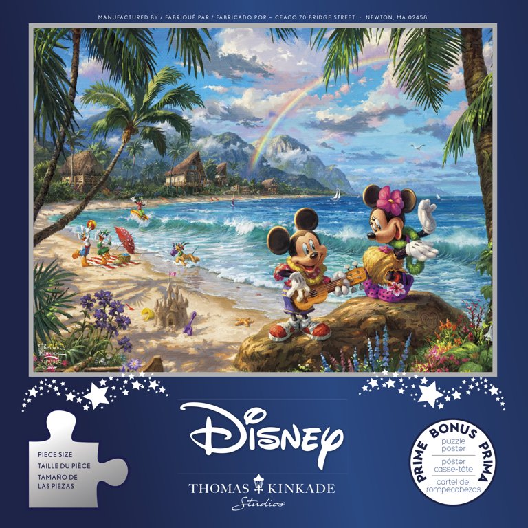 Ceaco 300-Piece Thomas Kinkade Disney Mickey & Minnie in Hawaii