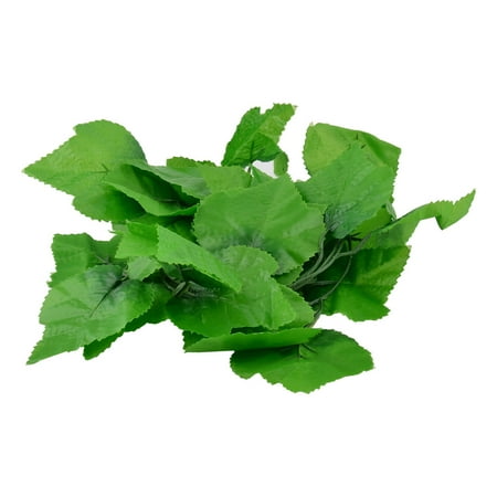 Leaf Wall Hanging - Party Wall Plastic Simulated Grape Leaf Vine Hanging Decor 2 Meter Long Green