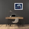thumbnail image 3 of Santiago, Daniela 14x12 White Modern Wood Framed Museum Art Print Titled - Dolphin, 3 of 4