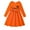 Orange, variant on Actgleam Toddler Girls Long Sleeve Dress A-Line Formal Dresses for Girl,Pink,5Year