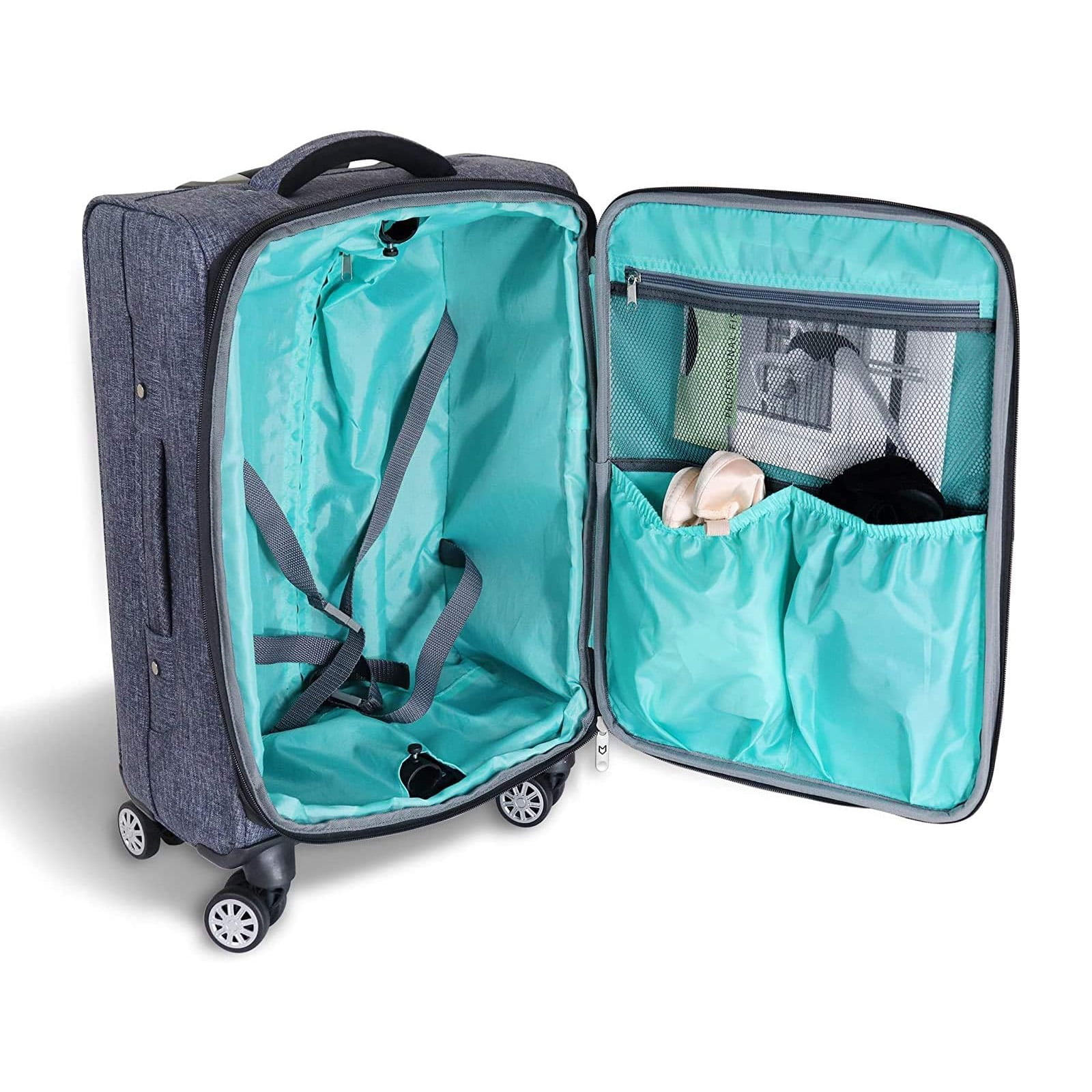 Mavii Costume Rack 22" Carry-on Rolling Luggage with Spinner Wheels