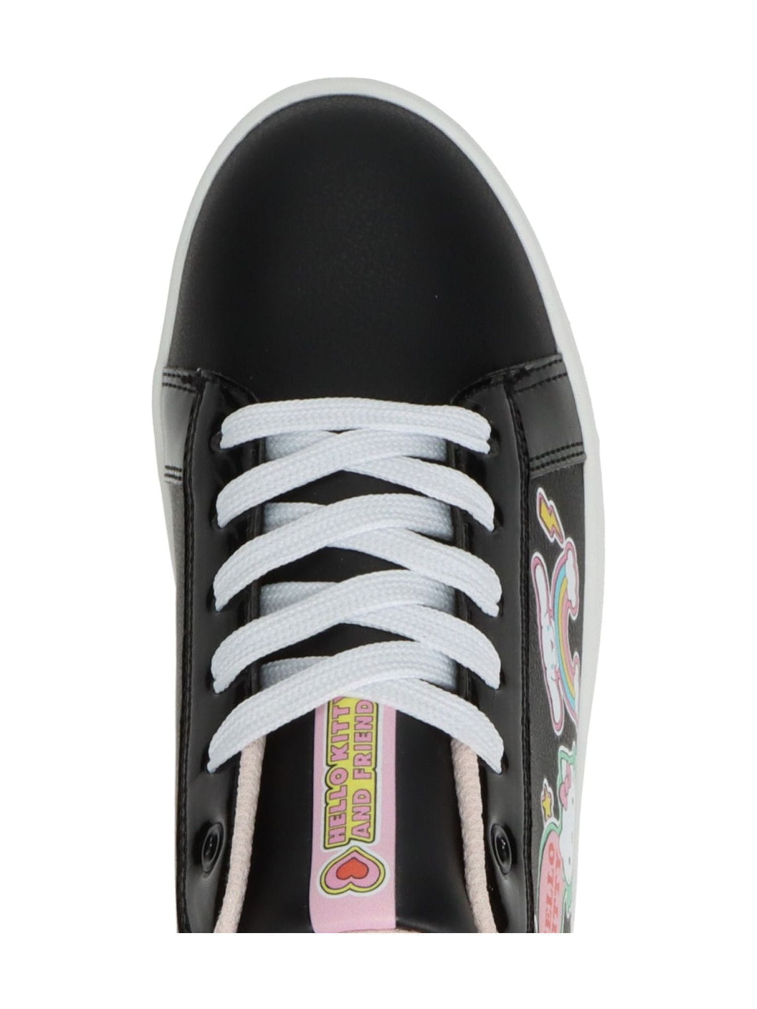 Hello Kitty® And Friends by Sanrio® Women's Black Casual Court Sneakers