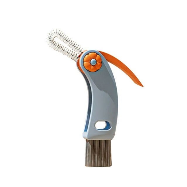 Dsscvnef Brosse de Couvercle de Tasse Trois en un Outil de Nettoyage de Tasse Isolée Brosse Multifonctionnelle de Nettoyage de Bouteille de Lait! Grille en Acier Inoxydable Graisse de Coude