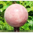 thumbnail image 5 of Polished Superb Color Pink Rose Quartz Ball, 205mm/26.8lb Natural Crystal Quartz Metaphysical Healing Reiki Meditation Feng Shui Globe Unique Collector's Gift, Office Desk Decoration Sphere, 5 of 5