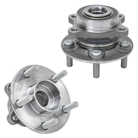 Detroit Axle - 2 Front Wheel Bearing Hub for Ford Fusion Lincoln MKZ SSV Plug-In Hybrid Police Responder Hybrid Wheel Bearing and Hub Assembly Replacement
