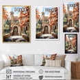 thumbnail image 4 of Designart "Extremely Detailed Stanford University wall art I" Cityscapes Floater Framed Wall Art Print, 4 of 7