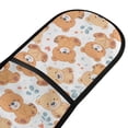 thumbnail image 2 of Dailycode Double Sided Oven Mitt with Loop Heat Resistant Kitchen Long Potholders 7" x 35" Cute Teddy Bears, 2 of 6