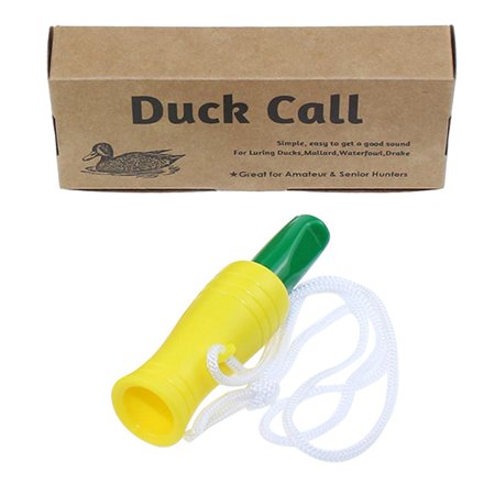 Siyoer Outdoor Hunting Whistle Wooden Blowing Duck Call Pheasant (White ...