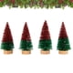 thumbnail image 1 of Mini árboles de Navidad artificiales con base de madera, decoraciones navideñas para interiores, 1 of 5
