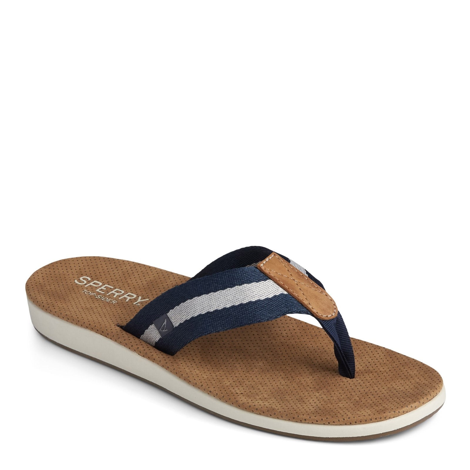 Men's Sperry, Bayside Webbing Thong Sandal - Walmart.com