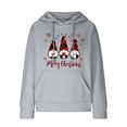 thumbnail image 4 of Edvintorg Oversized Sweatshirts for Women Christmas Casual Printing Long Sleeve Drawstring Hooded Sweatshirts Plus Size Pullover Tops, 4 of 4