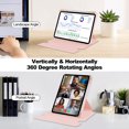 thumbnail image 2 of TECH CIRCLE Tablet Case for Apple iPad Pro 13" (2024), 360 Degree Rotating Stand /Auto Sleep Sake /Magnetic Closure /Pencil/Stylus Holder /Full Coverage Protection, PU Leather Folio Case, Pink, 2 of 6