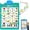 Abc, variant on Talking Wall Chart for Kids, Electronic Bilingual Learning Poster