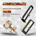thumbnail image 3 of 2Pcs HC1B Pivot Pin Set Replacement Parts for Malco 1ELG5 1ELH8 HC1 and HC2 Sheet Metal Hole Cutters, Hole Cutter Pivot Pin Tool, 3 of 7