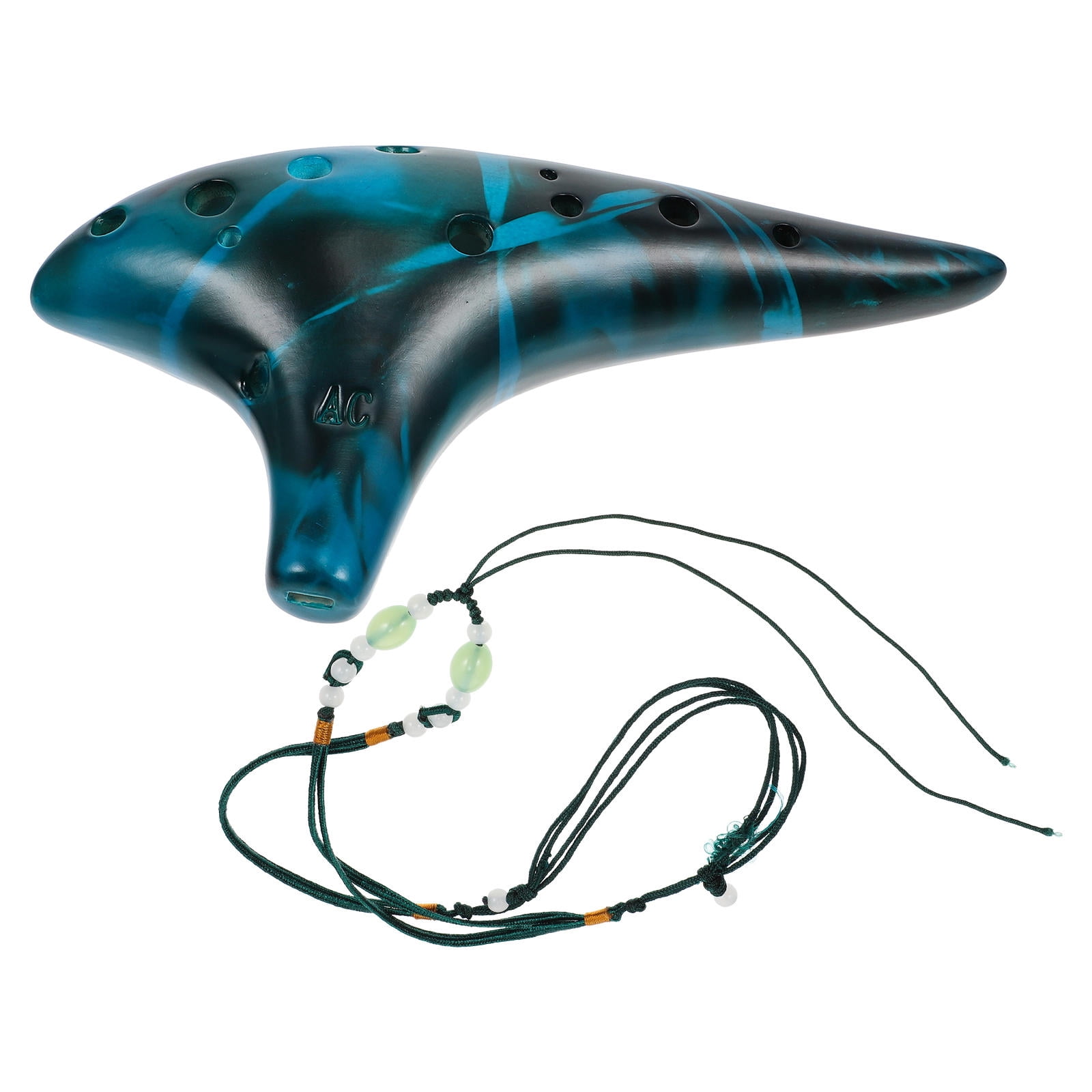 IFANLANDOR 1 Set Ocarina Blue Lightweight Dolomite Design For For Music Learning Produces Beautiful Natural Sounds