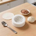 thumbnail image 4 of Dumpling Silicone Mold, Steamed Stuffed Bun Making Maker, Manual Baozi Molding Press,1 Pack, 4 of 6