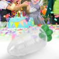 thumbnail image 2 of Caja de dulces con forma de zanahoria de dibujos animados, regalo de boda, Baby Shower, transparente, 12 Uds., 2 of 7