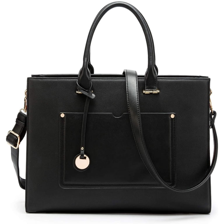Designer PU Leather Laptop Tote Bag for Women 15.6 Backpack Purse Amazon.com: FADEON Large Laptop Tote Bag for Women Designer  main image 4