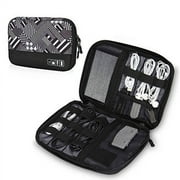 Hynes Eagle Travel Universal Cable Organizer Electronics Accessories Cases For Various USB, Phone, Charger and Cable
