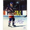 Mark Messier Autographed "1st Game NYR" 8" x 10" Photograph