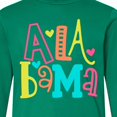 thumbnail image 4 of Inktastic Colorful Alabama State Long Sleeve Youth T-Shirt, 4 of 5