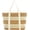 Coffee, variant on Kukuzhu Women Stripe Straw Tote Bag Large Handmade Woven Beach Bag Summer Elegant Travel Shoulder Bag