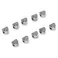 thumbnail image 2 of 10 Uds. De cuentas de bloqueo de Clip, pulsera de plata antigua, Clip de posicionamiento antideslizante, cuentas de hebilla, accesorios de joyería hechos a mano DIY, estilo 1, 2 of 12