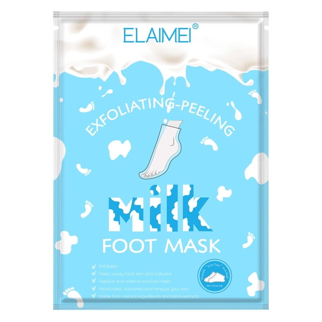 Mascarilla exfoliante para pies HUOGUO, eliminadora de piel muerta áspera, 40 ml