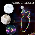 thumbnail image 4 of Easter Rabbit Window Lights Suction Cup Hanging Colorful Rabbit Silhouette Lights BatteryPowered Spring Easter Decorations Indoor for Window Wall Home Party Supplies, 4 of 7