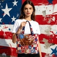 thumbnail image 4 of Lksixu USA 250th Anniversary Tote Bag for Women, Red White and Blue Quilted Shoulder Bag, 1776-2026 Commemorative USA Patriotic Handbag, Reusable Casual Shopping Bags Gifts for Friends Family, 4 of 6