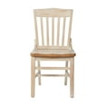 thumbnail image 6 of Flash Furniture School House Back Antique White Wood Restaurant Chair, 6 of 9