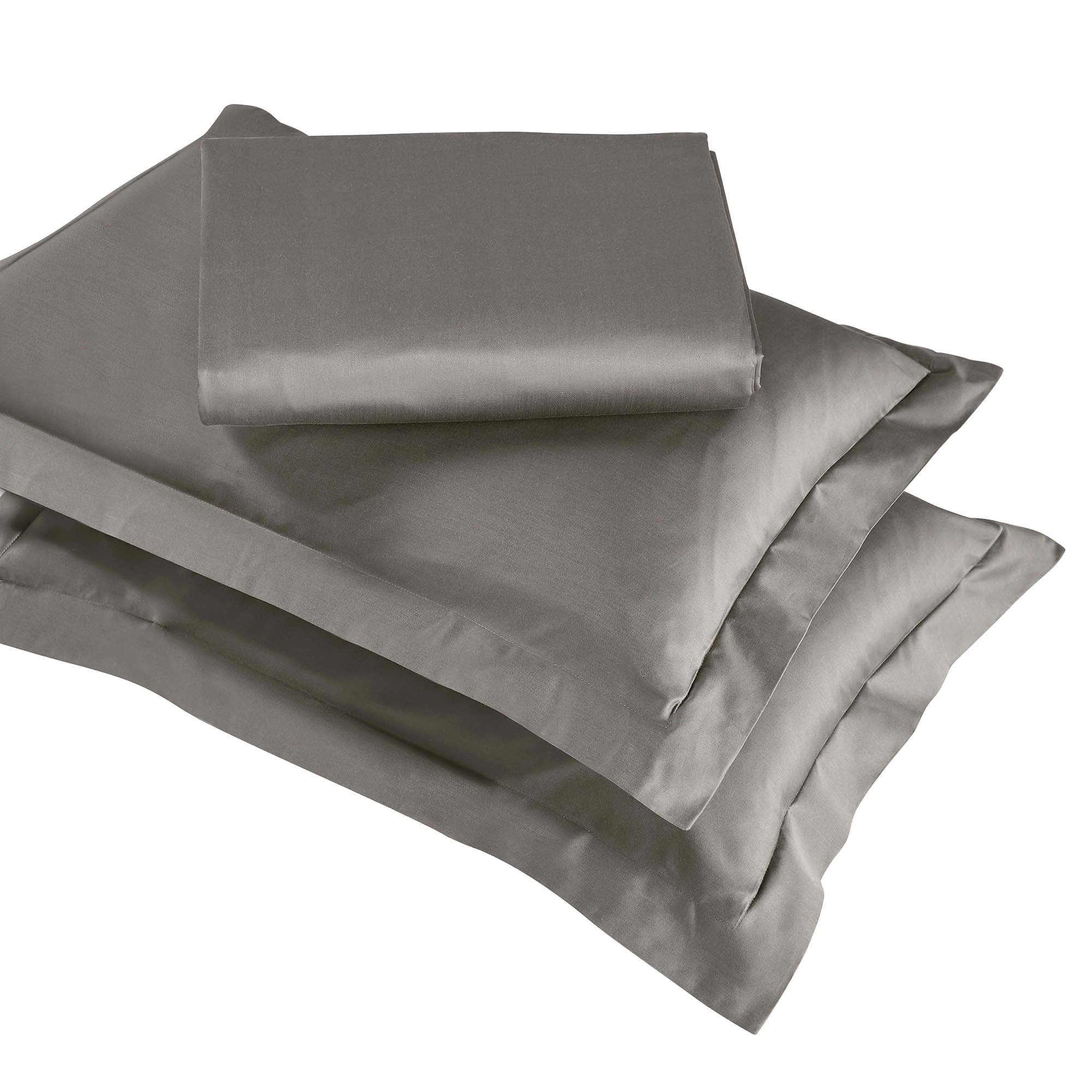 Superior Egyptian Cotton 850 Thread Count Duvet Cover Set, Full/Queen, Gray