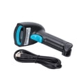 thumbnail image 2 of Barcode Reader, Professional 360 Fast Reading Precise USB Barcode Scanner with 2000mah Battery for Warehouse for Store for Supermarket Black+Blue,Black+Orange, 2 of 7