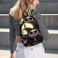 thumbnail image 5 of Goofa The Nightmare Before Christmas Pattern Durable Canvas Daypack - High-Quality Vintage Backpack, Compact & Versatile for Travel and Everyday Use-Medium, 5 of 5