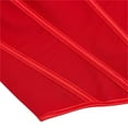 thumbnail image 6 of FUNUONY Corset Tops for Women Going Out Vintage Strapless Corset Crop Tube Top Bodyshaper Ladie'sPure Color Frosted Pattern Camisole Style Body Shaping Top Red S, 6 of 8