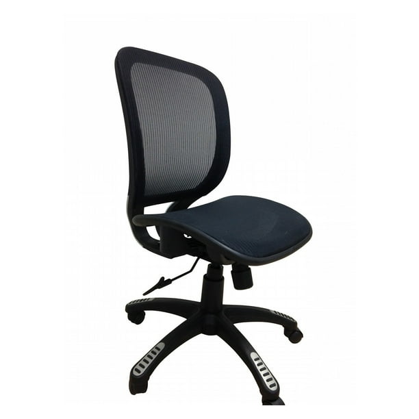 ErgoMax Fully Meshed Ergonomic Height Adjustable Black Office Chair no