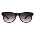 thumbnail image 2 of Bifocal Reading Sunglasses Classic Square Frame Spring Hinge Black +1.5, 2 of 4