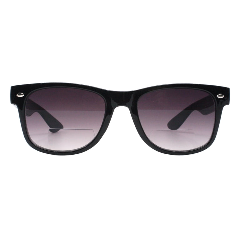 2 Pack Oversized Square Bifocal Sunglasses with Spring Hinge 3 Pairs of Square Bifocal Oversized Reading Glasses 2.0 for  main image 2